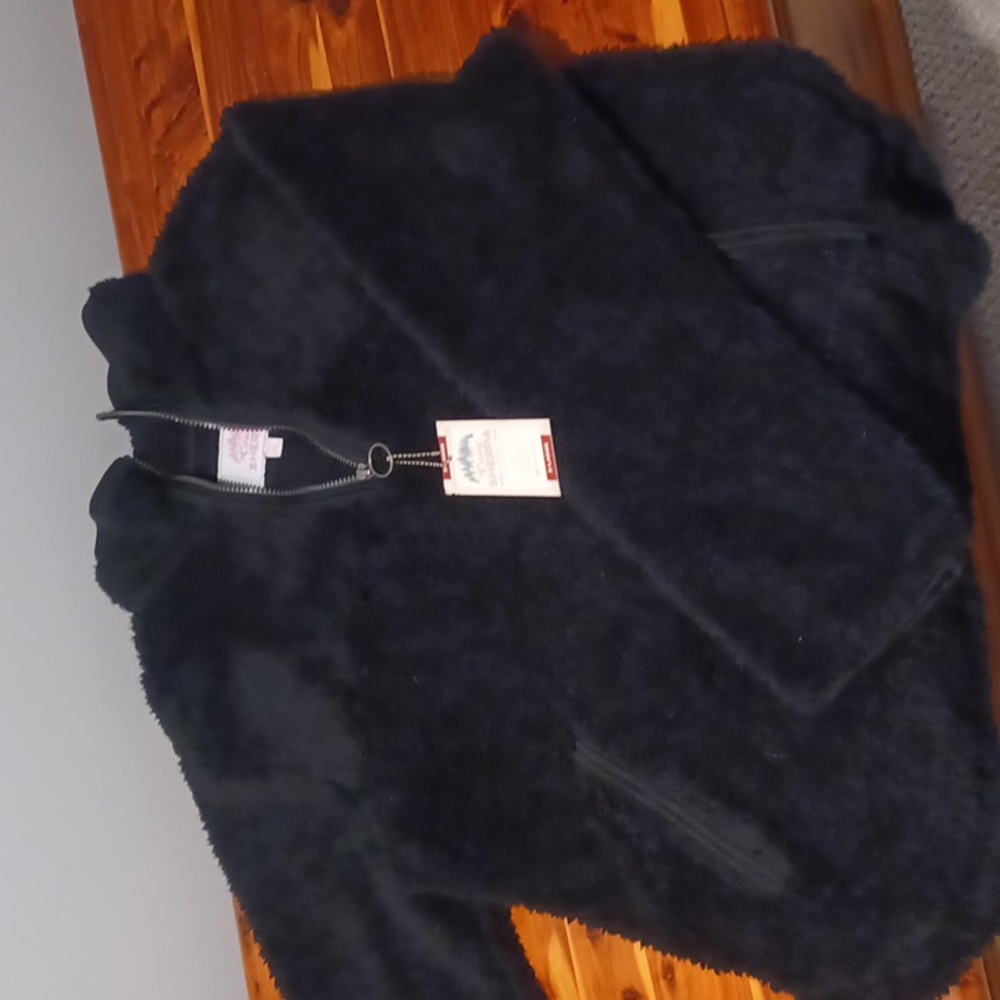 Black Sherpa Pullover